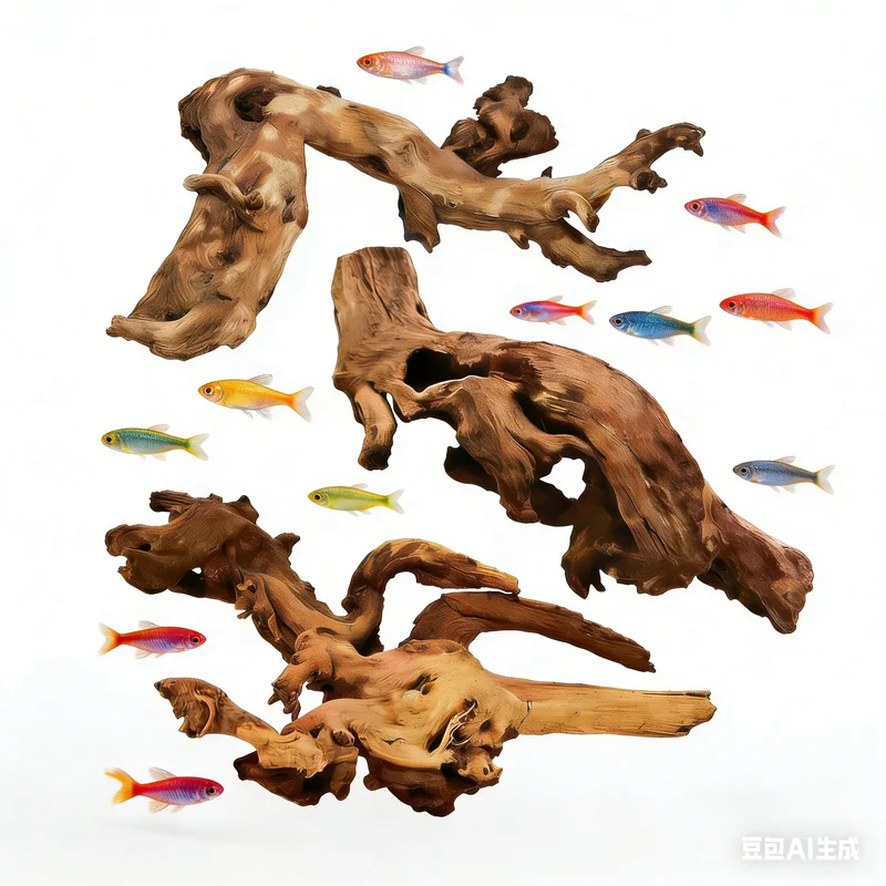Aquarium Fish Cichlid - Натуральный коряга для декора аквариума, украшение