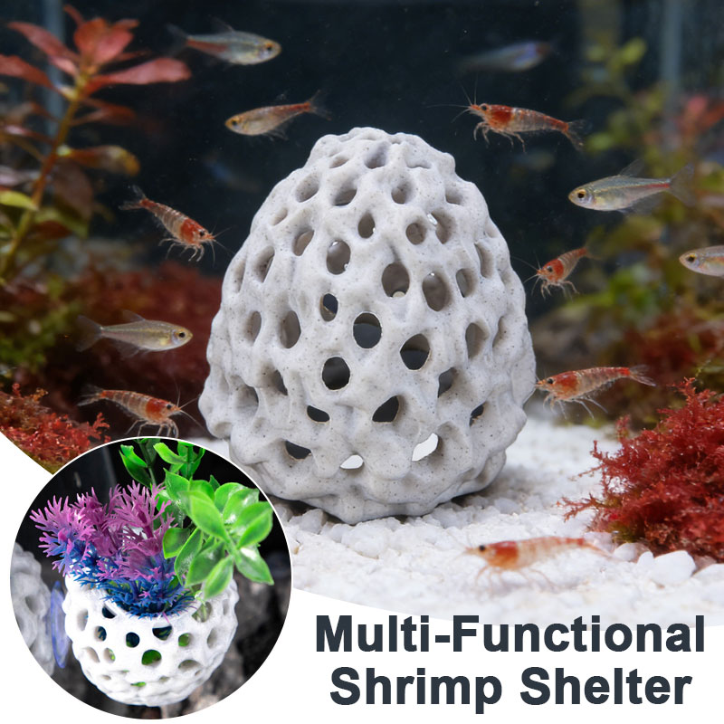 Aquarium Fish Hiding Spot - 1 шт. Мини-пещера для аквариумных креветок,