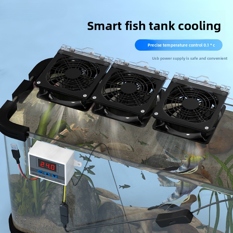 Aquarium Fish Cold Water - USB-вентилятор для аквариума с бесшумным охлаждением,