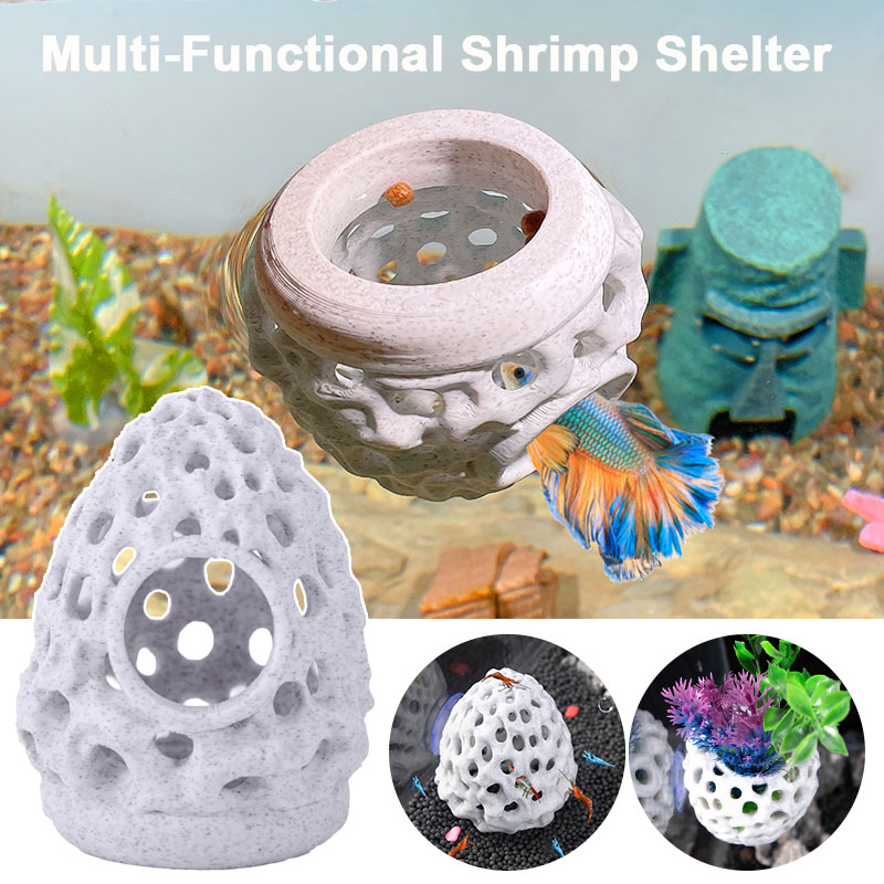 1 шт. Мини-пещера для аквариум – обзор и цена Aquarium Fish Hiding Spot