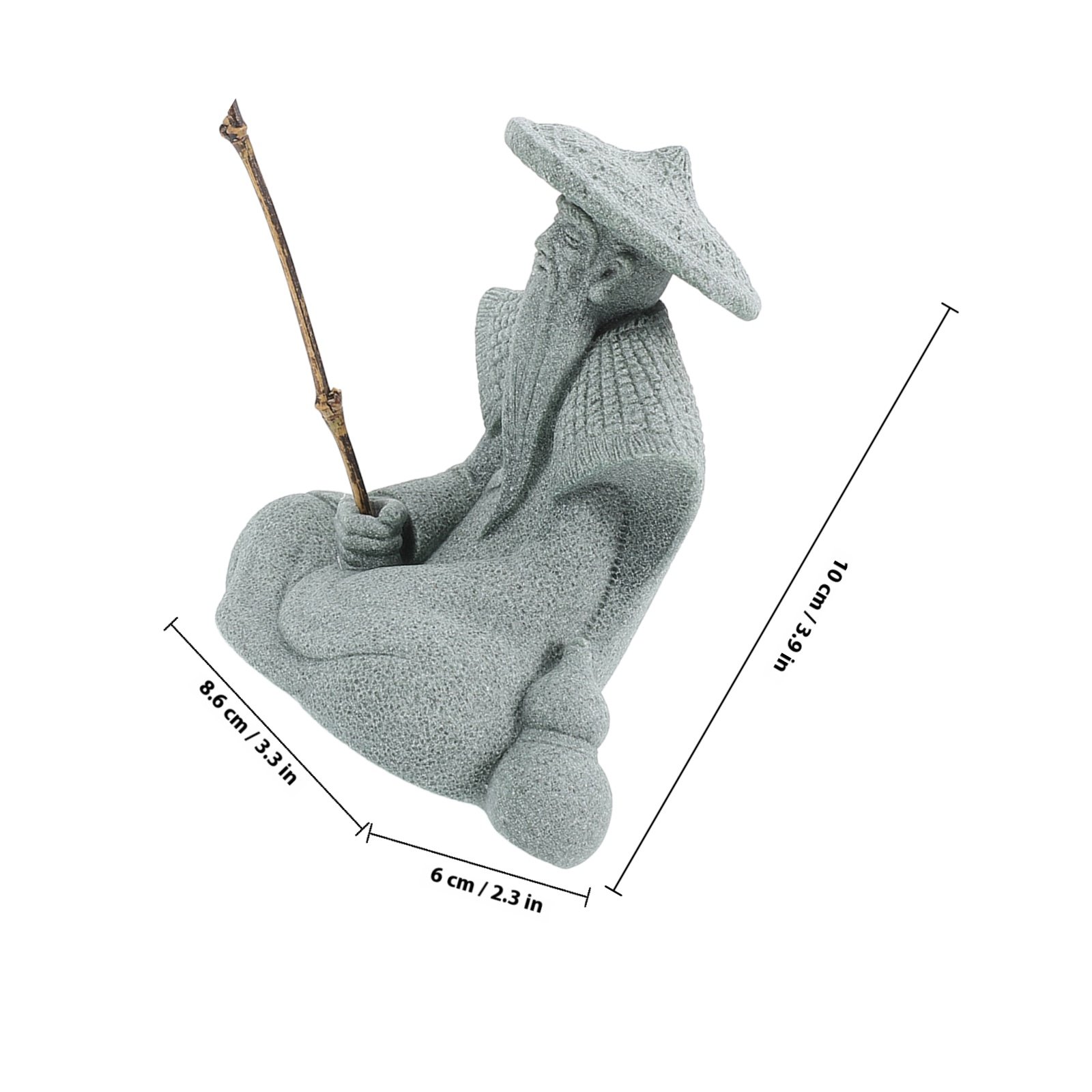 Маленькая статуэтка рыбака из  – обзор и цена Aquarium Fish Japanese