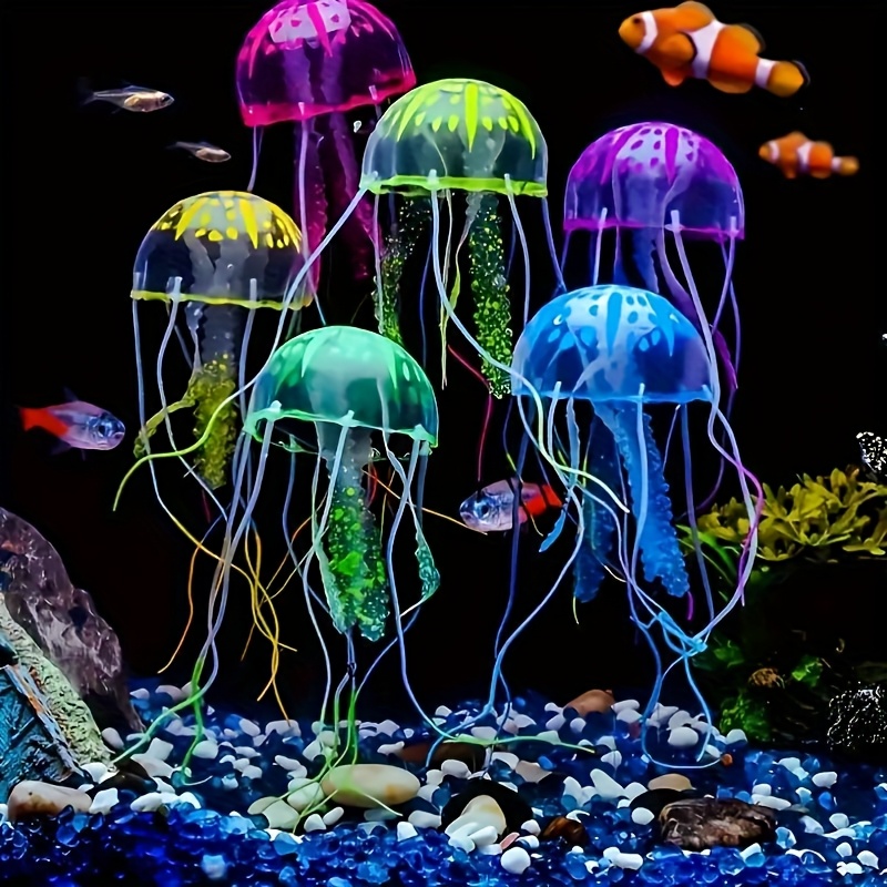 3/5 шт. светящихся медуз для д – обзор и цена Aquarium Fish Discus