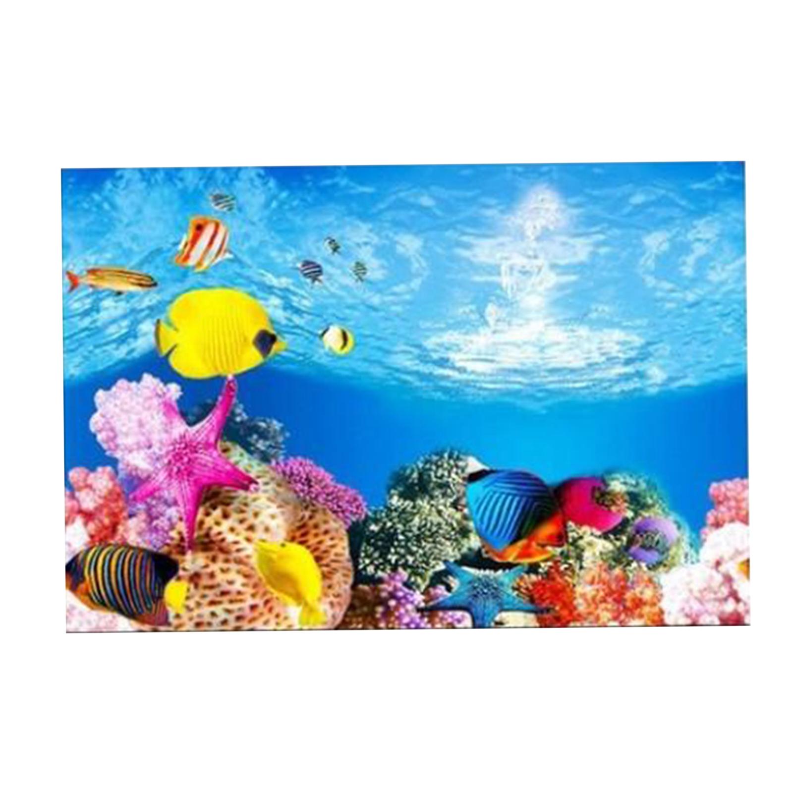 3D-постер для аквариума с эффе – обзор и цена Aquarium Fish Poster