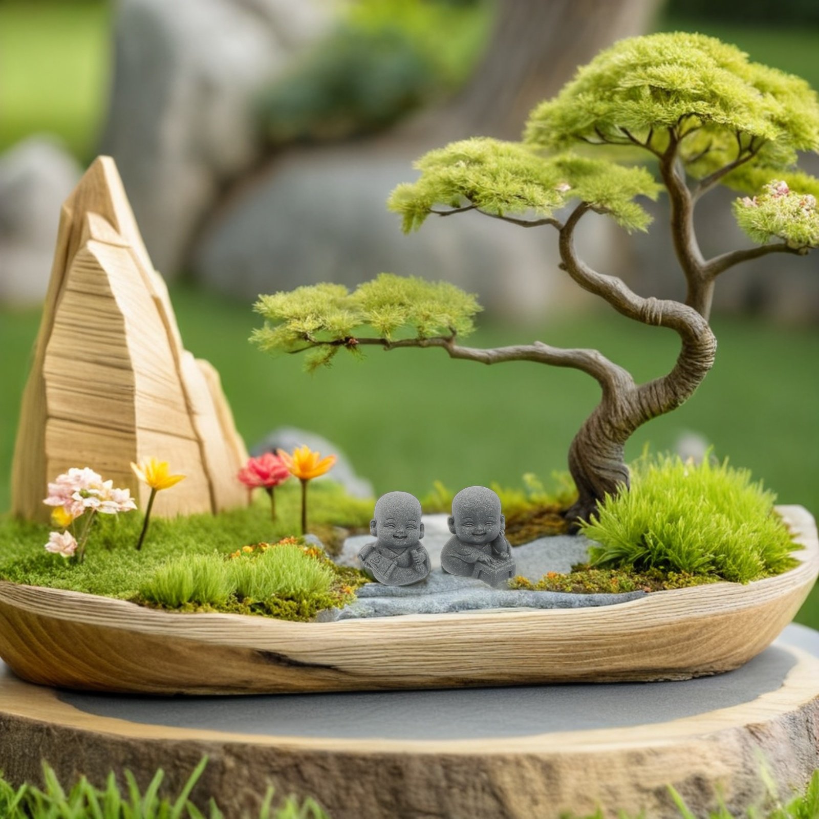 Набор из 4 статуэток дзен-мона – обзор и цена Aquarium Fish Japanese